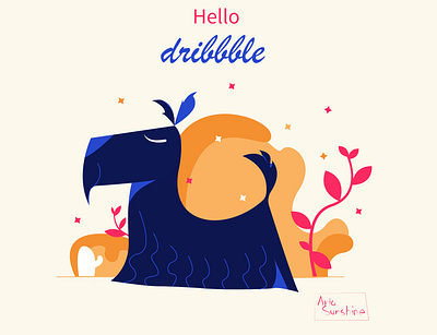 My little DREAM! Scotch terrier! design freelance hellodribbble illustration postcard vector