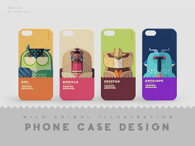 WILD ANIMAL phone case design