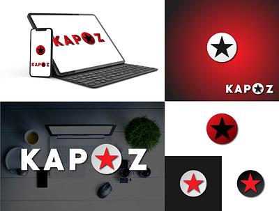 KAPOZ logo brand branding design illustration logo