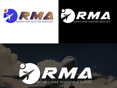RMA Aviation Services Logo brand branding design logo