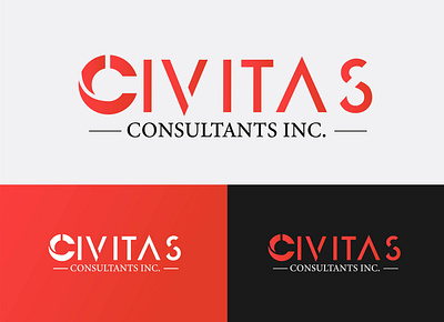 CIVITAS Logo brand branding design flat icon logo logo design minimal typography vector