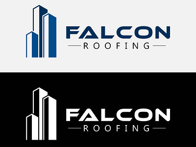 Falcon Roofing Logo brand branding design flat icon logo logo design logo logo design minimal