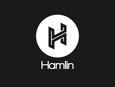 Hamlin Logo brand branding design flat logo logo design logo logo design minimal typography