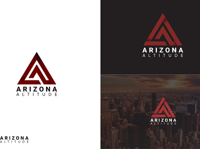 ARIZONA ALTITUDE brand branding design flat logo logo design logo logo design minimal