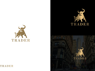 TRADER brand branding design flat logo logo design logo logo design minimal