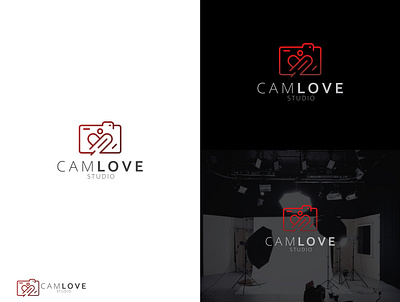 CAMLOVE brand branding design flat logo logo design logo logo design minimal