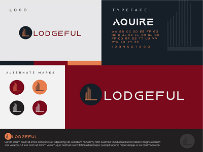 LODGEFUL LOGO DESIGN