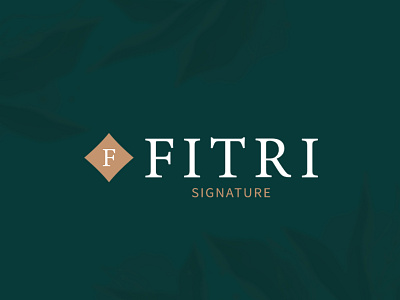 Fitri Signature Logo design brand branding fashion brand idenity logo logo concept logo design