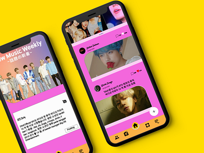 Design Fanbase BTS Mobile App