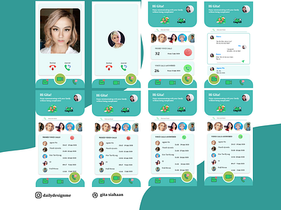 Design Mobile App Easy Call