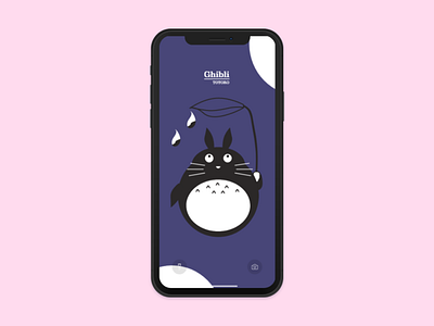 Anime Ghibli Mobile App Screen Design design ghibli mobile app mobile app screen screens