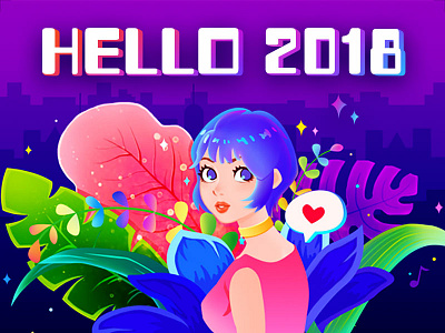 HELLO 2018 2018 newyear