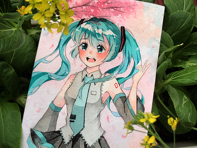My new painting anime