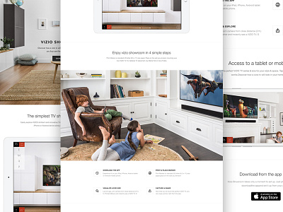 Landing page clean grid landing page layout redesign ui ux web design