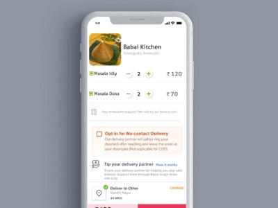 order details app booking an order design order details ui