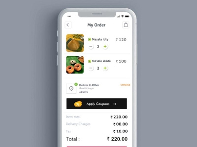 order confirmation app booking an order branding food app order confirmation order placed product details ui
