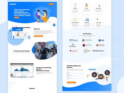 PeerPal Landing Page Redesign