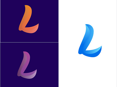 modern l letter logo branding colorful design gredint letter letter logo letter logo design letter logos logo logo design logodesign logos logotype minimalist modern l letter logo