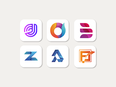 Modern Colorful letter logo