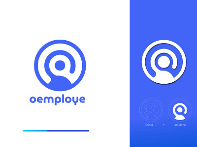 O Employer Logo design and man icon design