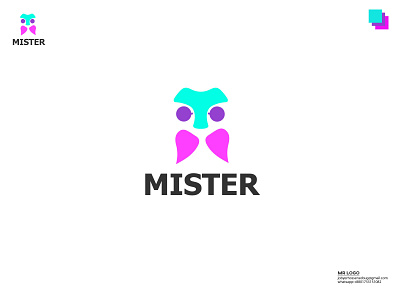 funny mister logo design or funny  bigote logo