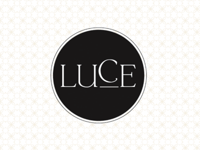 LUCE black branding chic classy italy luce luxurious luxury pattern retail simple white