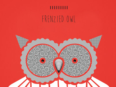 THE FRENZIED OWL bird food graphic owl poster posters red sex sexy