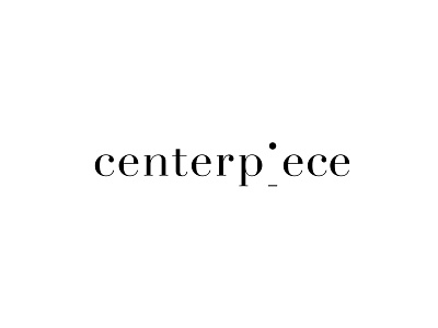 CENTERPIECE brandmark branding chic clean dot freelance luxurious luxury project simple