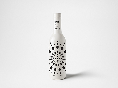 THIS IS not JUICE bottle cool design drink graphic juice pattern white