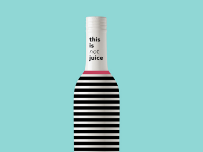 J U I C E black blue bottle cool graphicdesign juice pattern pink stripes thisisnot