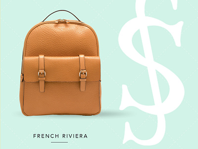 French Riviera by Serapian art direction backpack fashion graphic design milan milano pastel serapian summer