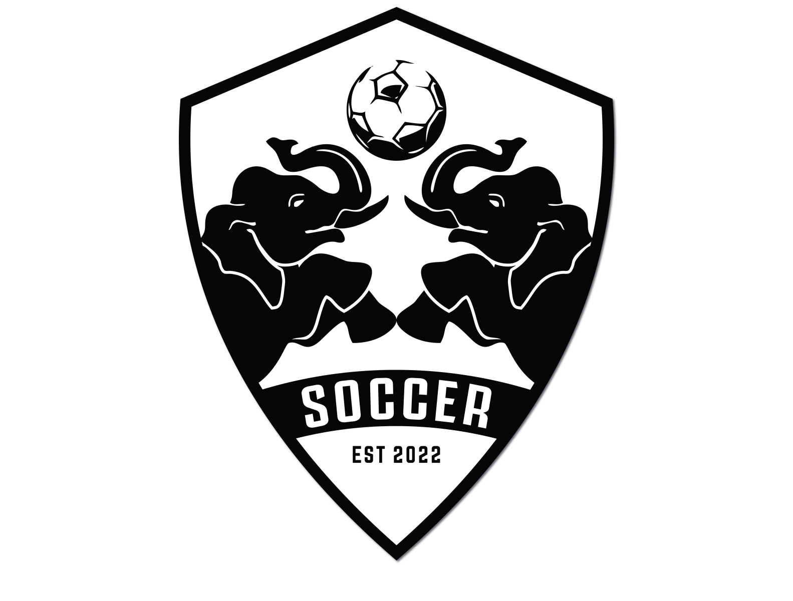 ELEPHANT SOCCER CLUB MASCOT LOGO SPORT by edge on Dribbble