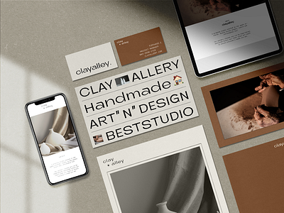 clayalley / Branding design of a pottery studio