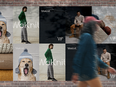 WeKnit / Logo & Branding design for a knitwear brand ecommerce logo logo design