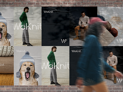 WeKnit /  Logo & Branding design for a knitwear brand