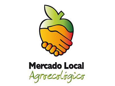 Mercado Local Agroecologico brand branding ecologia ecology hands icon identity imagen corporativa logo logodesign mark spanish design