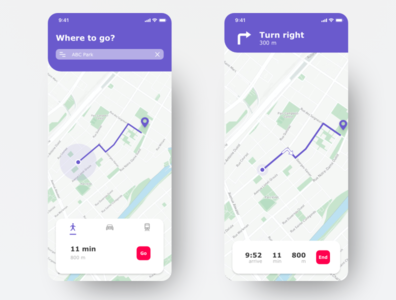 Map App by Chisato on Dribbble