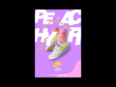 Just Peachy branding design illustration typography