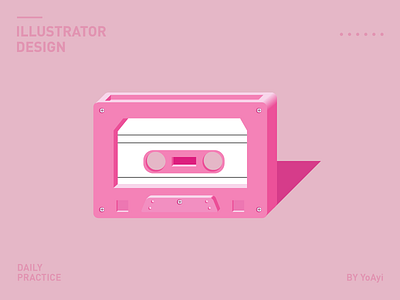 Magnetic tape design illustration