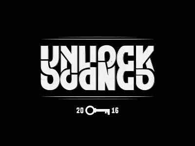 Unlock Sydney art black white bold font design graffiti art graphic design hand drawn hand lettering icon illustration illustrator inverted lettering lockout lockup nightlife sydney sydney lockout type typography