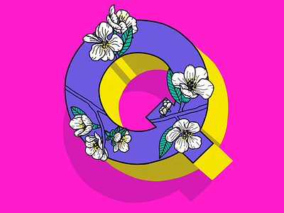 Letter Q 36daysoftype letter lettering q