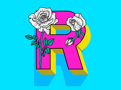 Letter R 36daysoftype letter lettering r