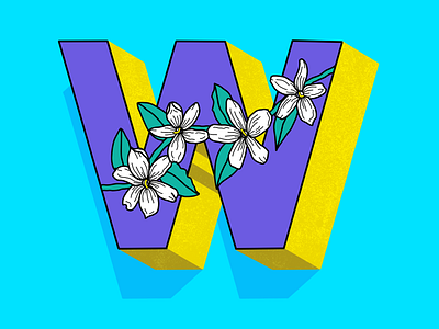 Letter W 36daysoftype letter lettering w