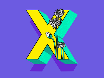Letter X 36daysoftype letter lettering x