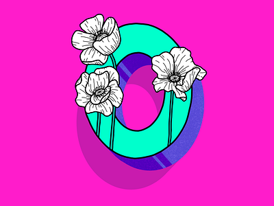 Number 0 36daysoftype lettering number zero