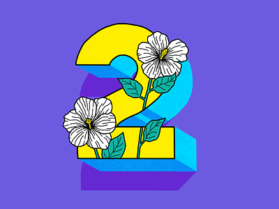 Number 2 36daysoftype lettering number two