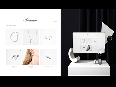 artanna black brand identity brandidentity branding design design fashion figma flat illustration jewelery landing logo luxury moskow style web
