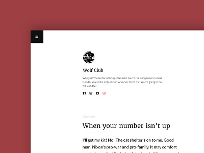 Wolf Club | WIP