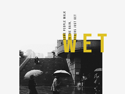 Rain abstract bebas design poster rain