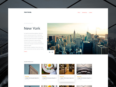 TT - bits and pieces design flat minimal ny task travel web website